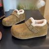 Thick-soled Insole Height-increasing Fleece Full-bag Women's Shoes, New Style Cotton Shoes