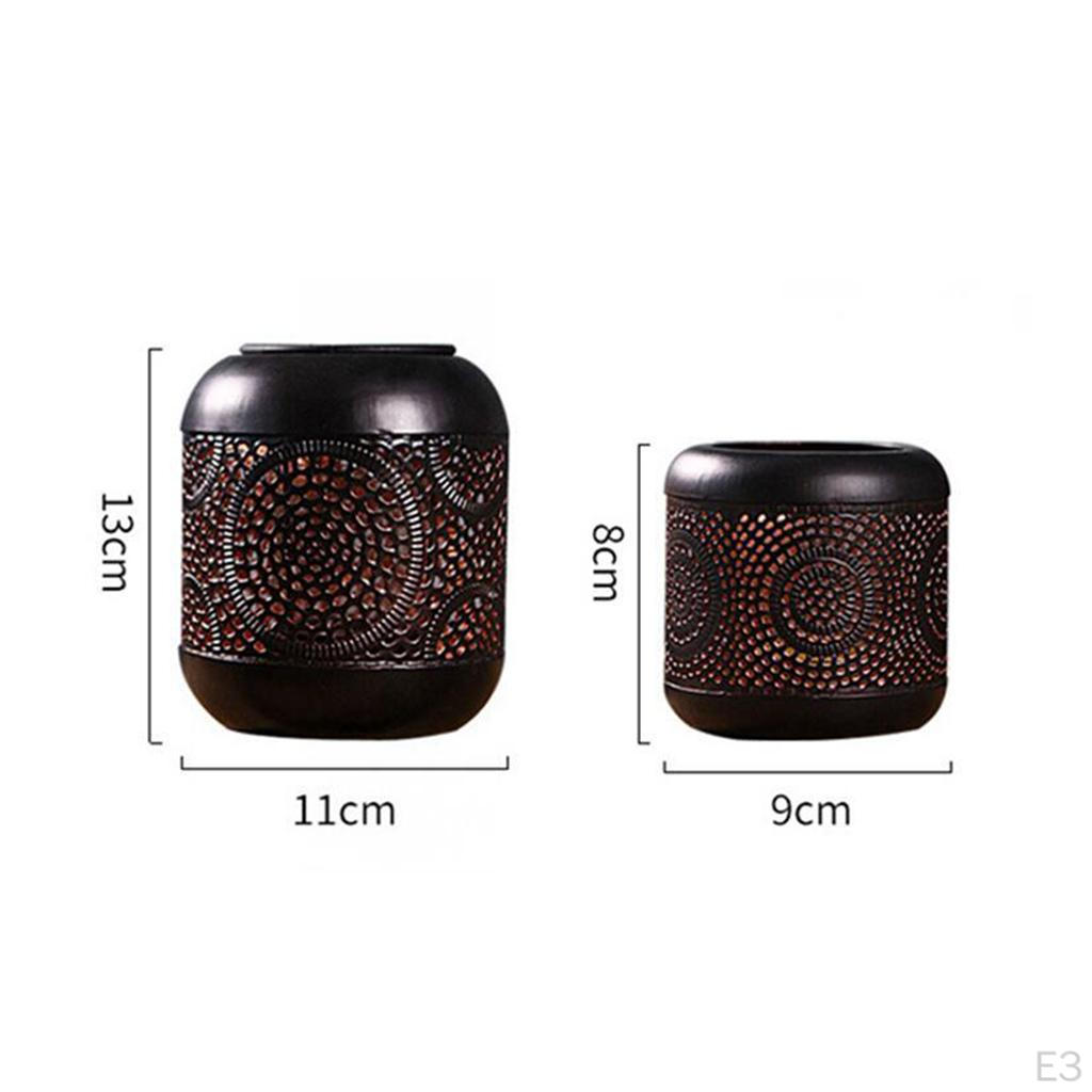 Candle Holder,Vintage Creative Hollow Tea Light Holder Candlesticks for Votive Party