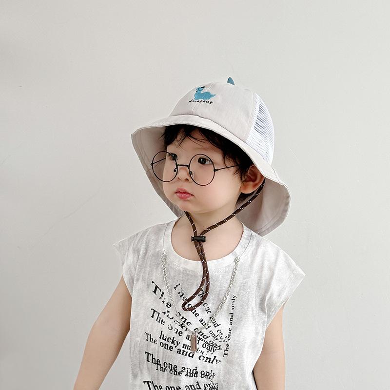 

Детская шляпа летняя для мальчиков новая шляпа-козырек сетчатая шляпа-панама шляпа от солнца шляпа для защиты от солнца шляпа с широкими полями шляпа-шаль (48-50cm)