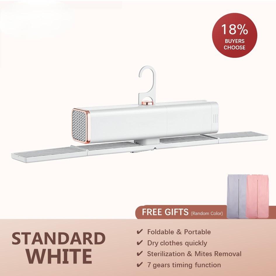 400W Folding Portable Clothes Hanger Shoe Dryer Clothes Sterilization Dryer Household Quick-heating Dryer 520x60x732mm