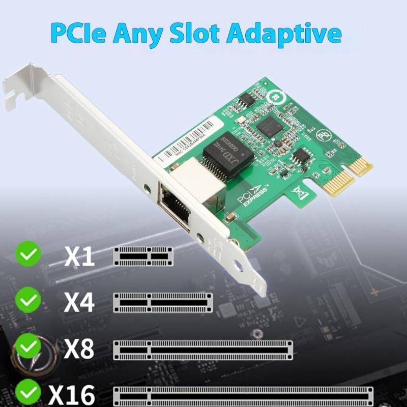 Highly Speed 2.5Gbps Networking Card Adapter PCIe X1 Slot I226 Chipset For Servers Gaming PC And Data Transmission
