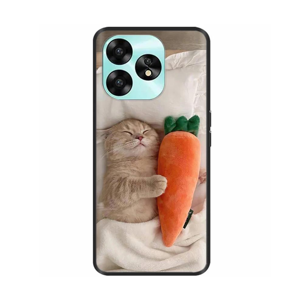 Para Funda UMIDIGI A15 Linda Funda de Teléfono de Silicona Líquida Suave de Dinosaurio Para Funda UMIDIGI A15C Fundas Protectoras para UMIDIGI A15