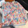 Fashion Luxury Women Silk Scarf Flowers Print 70*70cm Hair Scarf Square All-Match Hijab Bandana