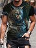 Trendy Tiger Lion Graphic T Shirts For Men Fashion Summer Streetwear 3D Printed Hip Hop Tees Cool Oversized Harajuku T-shirts