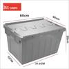 Heavy-Duty Lidded Plastic Storage & Transport Box