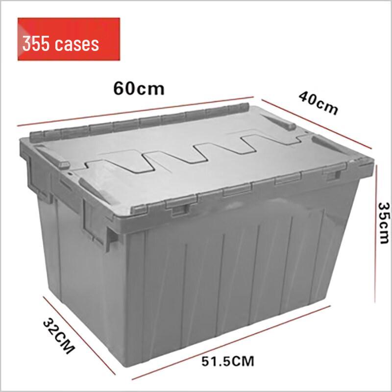 Heavy-Duty Lidded Plastic Storage & Transport Box