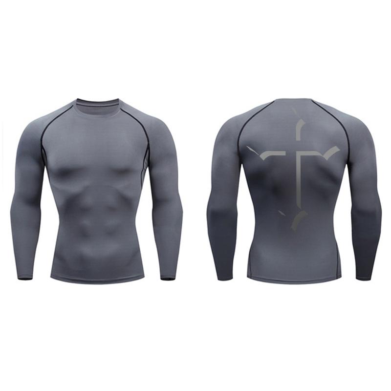 Cross Print Compression Shirt for Men Christian Sporty Quick Dry Tshirt Tees Tops Gym Workout Fitness Undershirts Baselayers