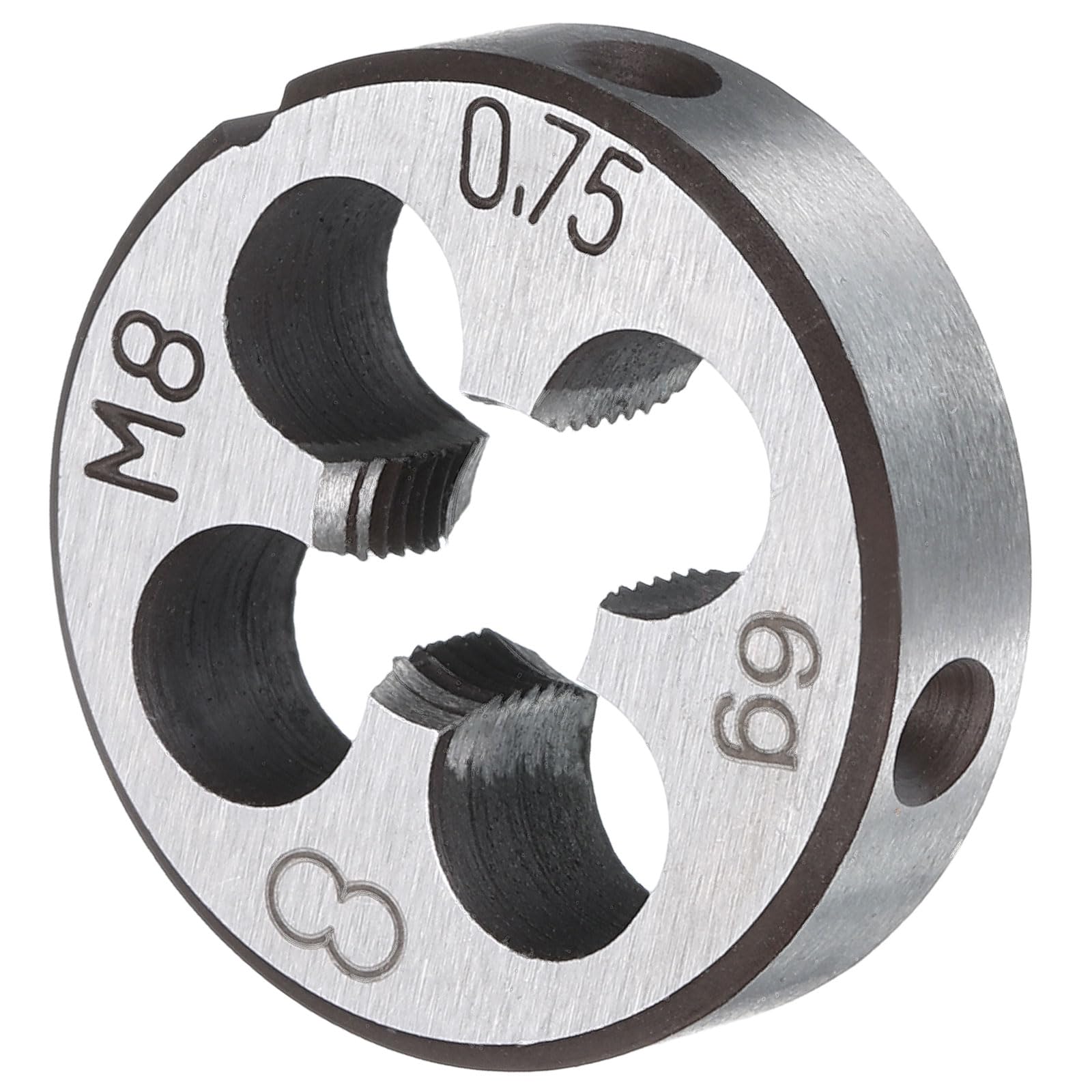 uxcell Round Threading Die M8 x Metric Thread Threading Fixed Die Alloy Tool Steel Tapping Repair Tool 0.75 Right-Hand