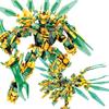 3in1 Warrior Mechanical Golden X Titans Mechas Chariot Dragons Season 15 Building Blocks Classic Model Sets Bricks Kids Kits