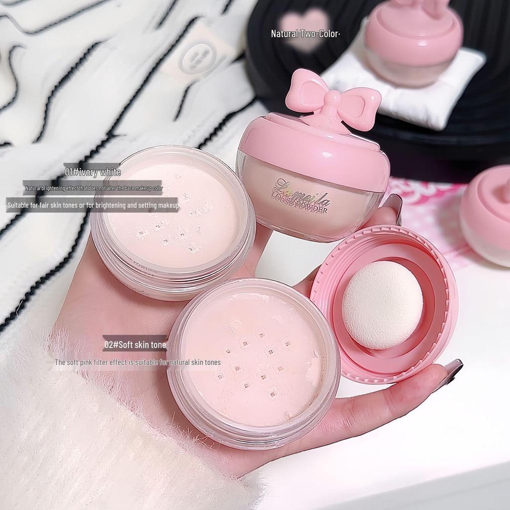LAMEILA Natural Long-Lasting Loose Powder for Beginners