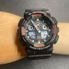 Used Casio CASIO GA-100 G-SHOCK Ana-Digi Wristwatch Black