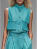Spring/Summer 2026 European Style Sleeveless Vest & Wide-Leg Pants Women's High-End Casual Suit Two-Piece
