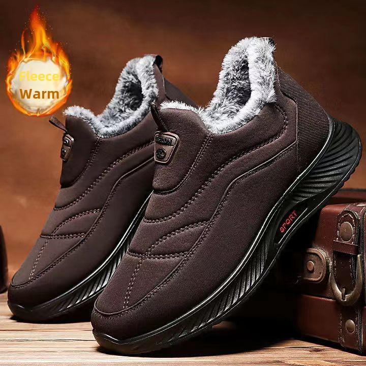 

Модные теплые зимние ботинки для мужчин, мягкие зимние ботинки для мужчин, обувь для хайкинга, мужские ботильоны, водонепроницаемая обувь для пары, рабочая обувь, мужская обувь 39 коричневый