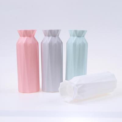 Plastikowy wazon na kwiaty kreatywna dekoracja nordycka domowa imitacja ceramicznego wazonu