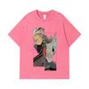 275 GSM Washed T-shirts 100% Cotton Kaiju No 8 V17 Print Unisex Heavy Cotton T Shirt