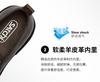 [Top layer cowhide] One foot loafers Cool and stylish thick soled casual leather shoes Business commuting men's shoes
