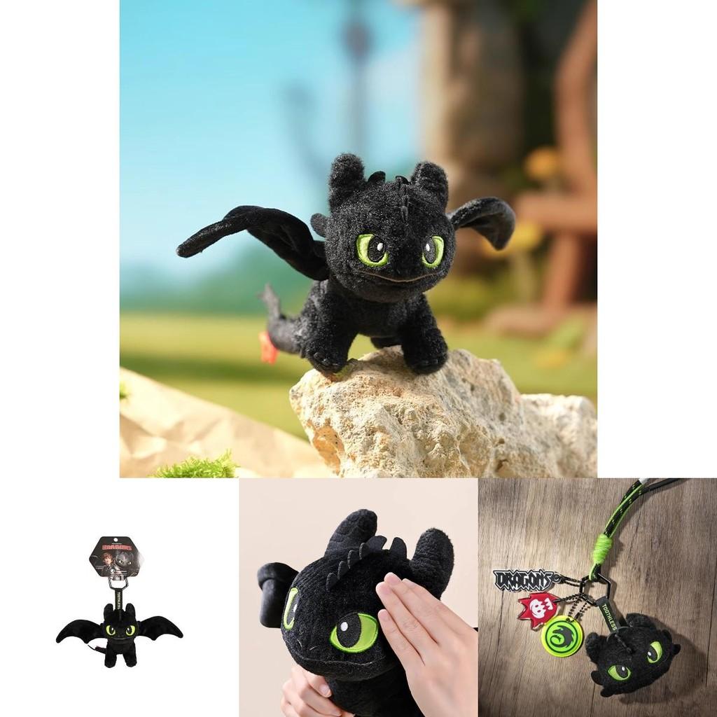 How To Train Your Dragon Nightfury Plush Toy With Embroidery Design For Movie Fans And Casual Accessories