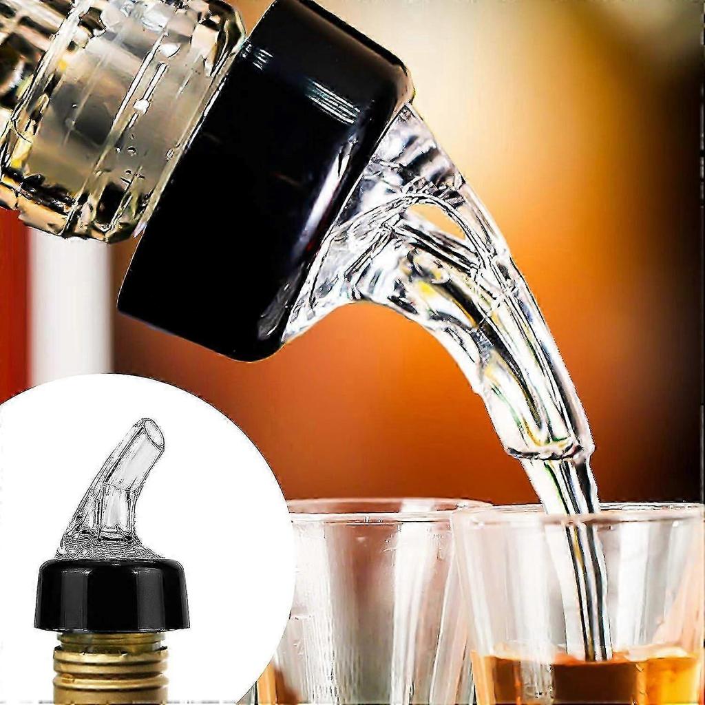 12 Pieces Liquor Spouts, Auto Oil Alcohol Pourer - For 3cl, Jigger, Wine Bottle Stopper, Olive Oil Pourer less