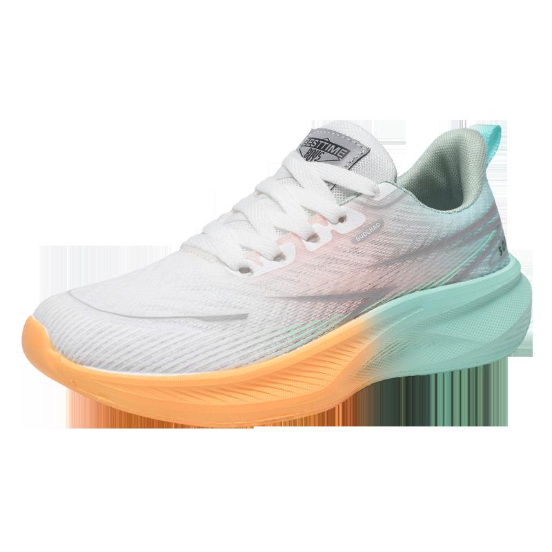 Summer breathable mesh sneakers new men's shoes platform versatile casual wear-resistant running shoes