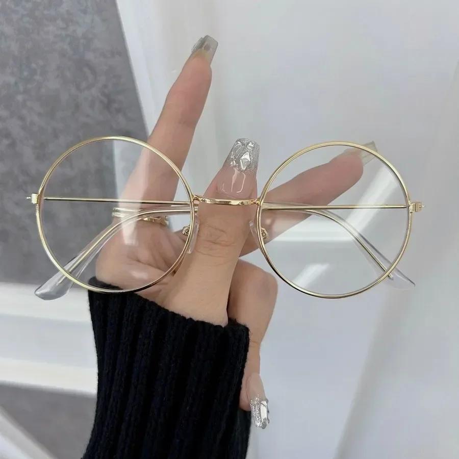 Large Square Frame Anti Blue Light Glasses Retro Classic Men Women Computer Gaming Eye Protection Spectacles