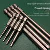 S2 Strong Magnetic Hex Socket Bit - High Strength, Shock Resistant for Hand Drills and Electric Screwdrivers