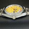 VINTAGE REFURBISHED SEIKO 5 AUTOMATIC 6309A JAPAN MENS YELLOW WATCH A440879-4 Sk-a440879