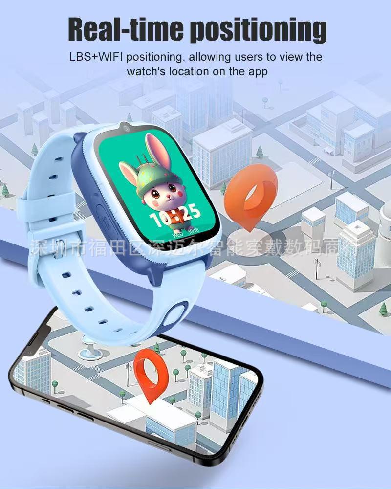 D53 Kids' 4G Smartwatch: Video Call, Long Battery, WiFi, Waterproof, Multi-language