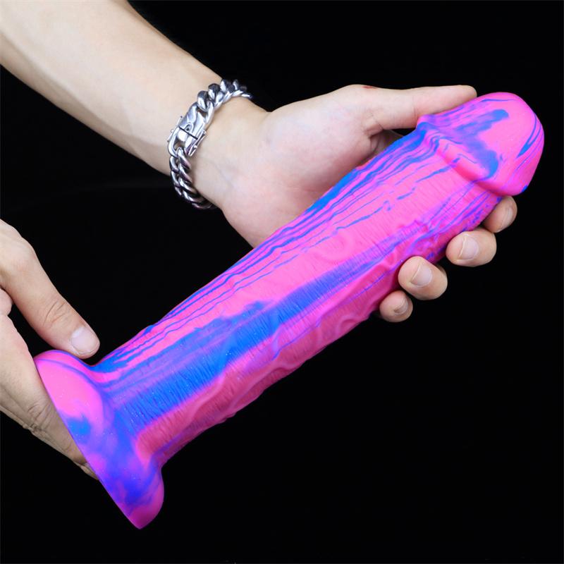 Żeński magiczny korzeń płynny silikonowy kolor Symulacja Big Penis Horse Cock Dildo Produkty dla dorosłych