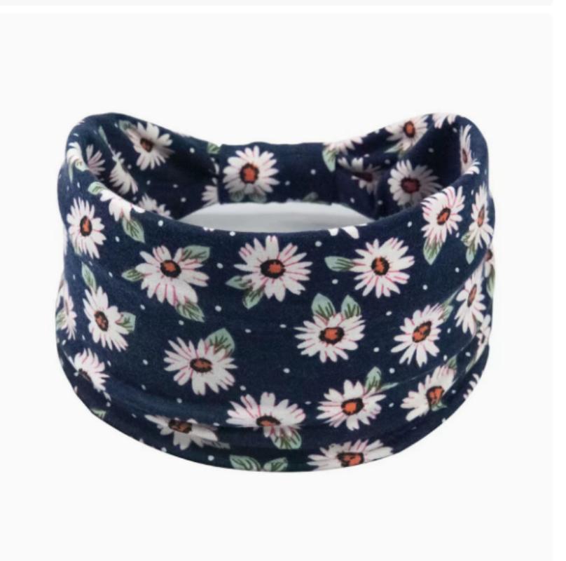 Women's  Boho Cotton Printed Headband Sports Band Striped Headband A Wide Edge Yoga Headband Soft Hair Band Headdress Bundle Women Girls Hair Band