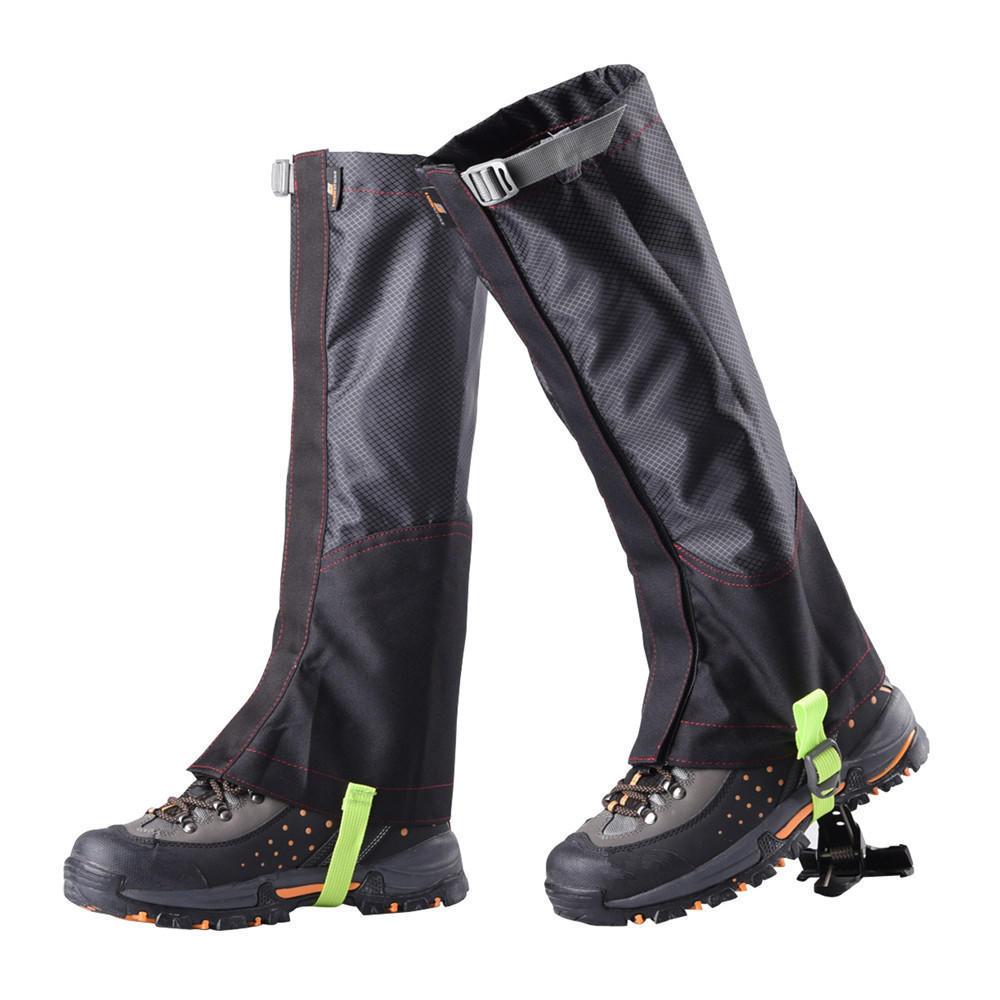 15,7/'/' escalada a prueba de agua nieve zapato cubierta de la pierna boot legging