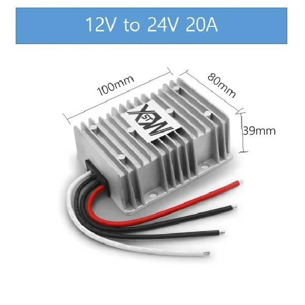 XWST 12v to 24v DC DC Step Up 3A 5A 8A 10A 12A 15A Non Isolated Boost Power Converter 12 volts to 24 volts Voltage Regulator