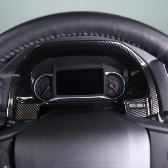 ABS Carbon Car Speedmeter Frame Trim Accessories Cover For Honda Pilot 2015-