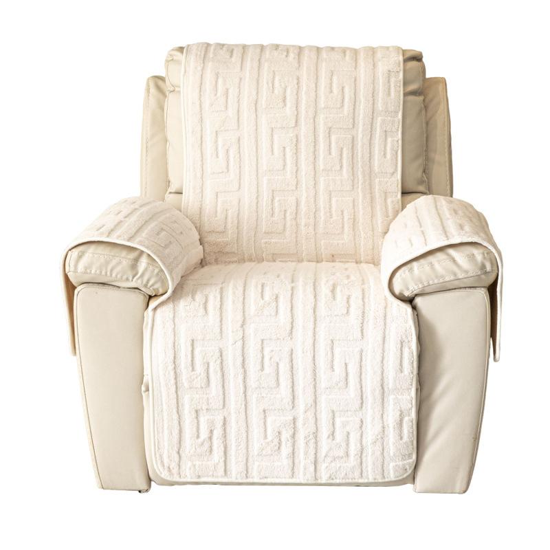 Luxury Comfortable Cotton Velvet Multifunctional Sofa Cushion Anti Slip Electric Recliner Mat Massage Chair, Sofa Cushion, Autumn and Winter Warm