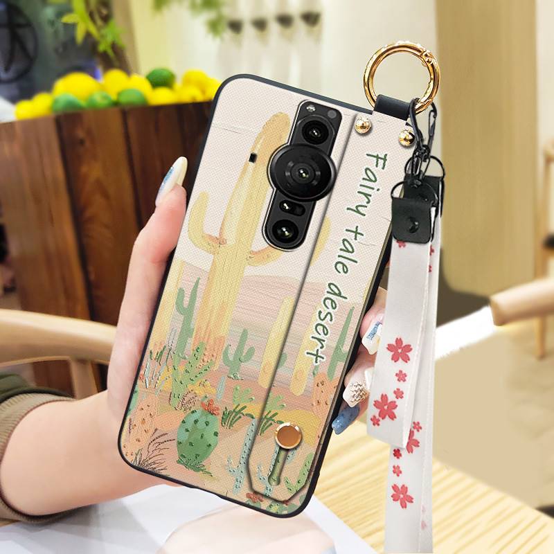 Shockproof Soft case Phone Case For Sony Xperia Pro-I Dirt-resistant Durable Back Cover Anti-dust Wristband Protective
