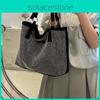 Spacious Trendy 2023 Summer Tote Bag Urban Style Soft Bucket Handbag For Women