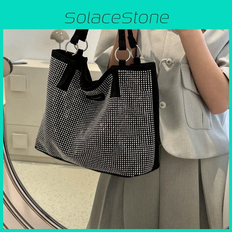 Spacious Trendy 2023 Summer Tote Bag Urban Style Soft Bucket Handbag For Women