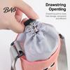 Hand Free Water Bottle Holder Mesh Drawstring Crossbody Cup Holder, Adjustable Strap Breathable Carrier Sling Bag, Cute Cartoon Pattern Pouch