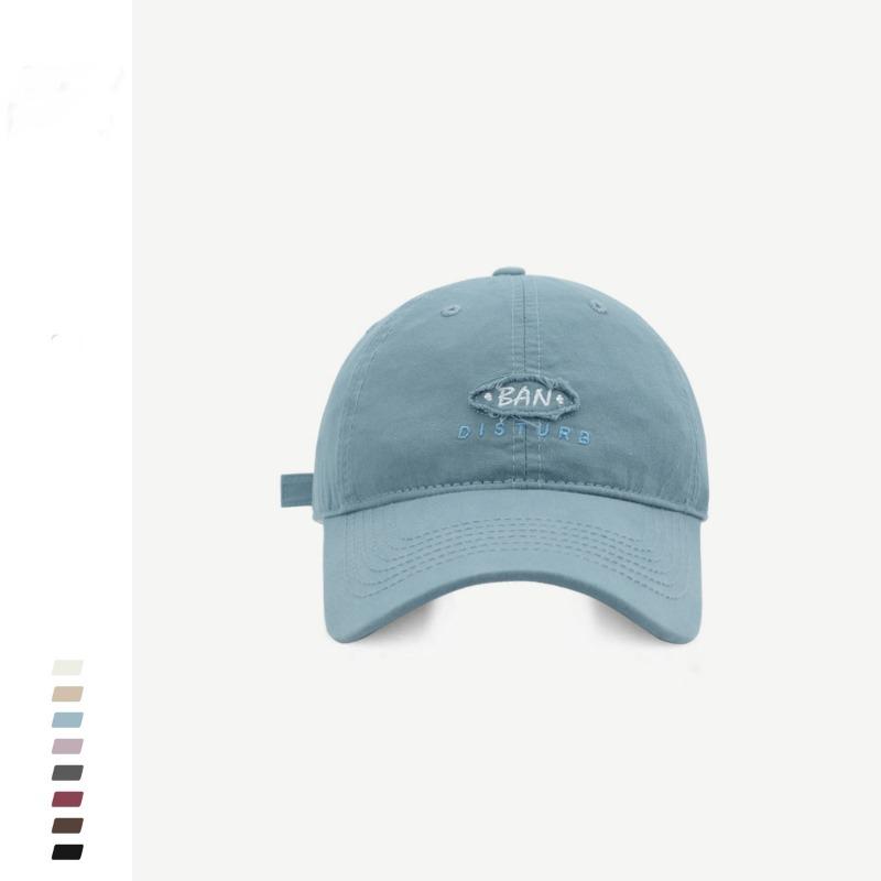 Simple Embroidered Baseball Cap Spring and Summer Casual Soft Top Cap Student Couple Versatile Sports Visor