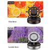 Ship Rudder Car Air Fresheners Rotating Solar Car Fresheners Car Perfumes Relieve Stress & Purifie Odors for Home Office