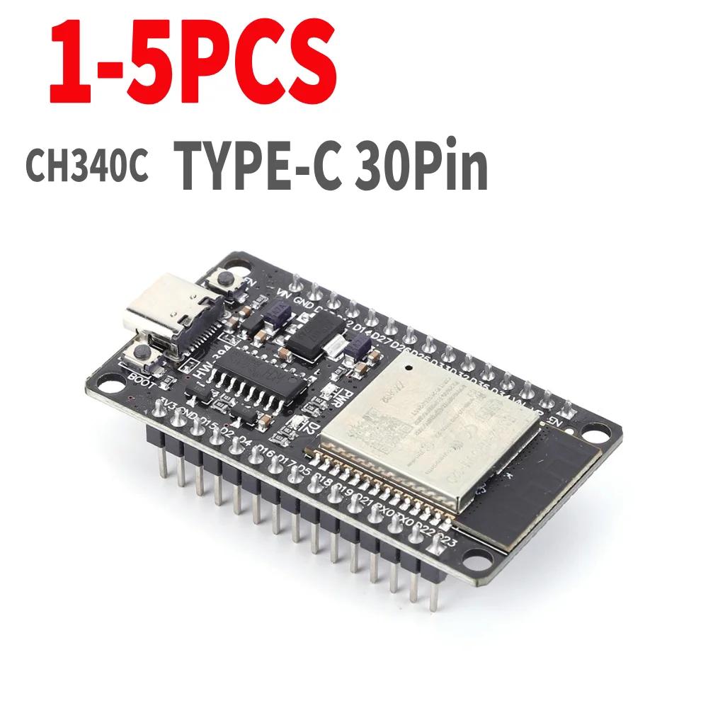 

1-5PCS ESP32 Development Board Module WiFi Bluetooth-compatible ESP-32S ESP32 WROOM-32D Expansion Board 30PIN 1PCS