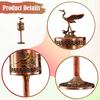 Burner Holder for Cone/Coil Crane Design Chinese Small Metal Office Tea Room Living