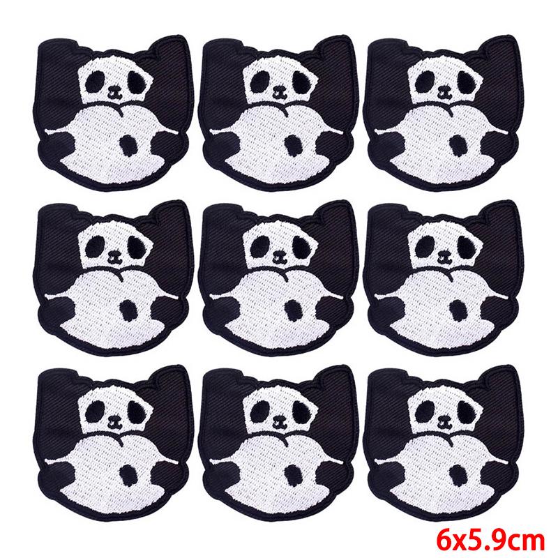 10 unids/lote, venta al por mayor, parche bordado, parches para planchar para ropa, parches para ropa, chaquetas, apliques de decoración, suministros para coser