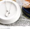 [cloud jewelry] Cloud Jewelry CN-1c White Cat Pendant Women's Necklace [Wooden Gift Box Included] Sterling Silver 925 cn-1c