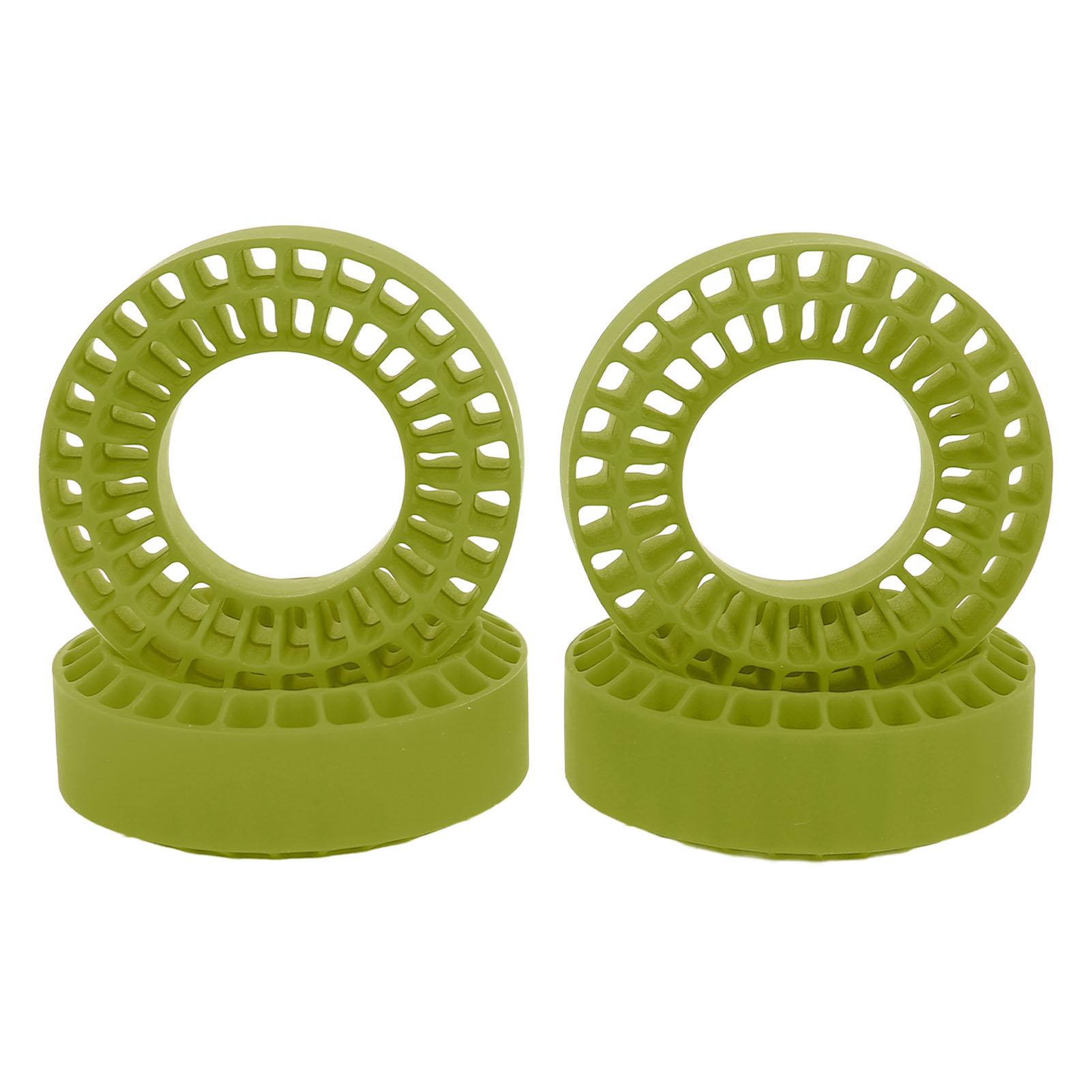 

4PCS RC Inserts Fit for 1.0 Inch Tires Silicone RC Wheel Insert for 110 RC Crawler Car Accessories