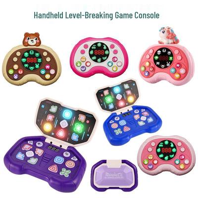 Cross-Border Educational Handheld Game Console: Logic Challenge & Fast Push Match-3 Finger Toy for Kids