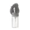 Easy To Clean Silicone Pet Bath Brush Comfortable Grip Handle All-in-One Dog Massage Brush Soft Foam Bath Brush Cat Cleaning