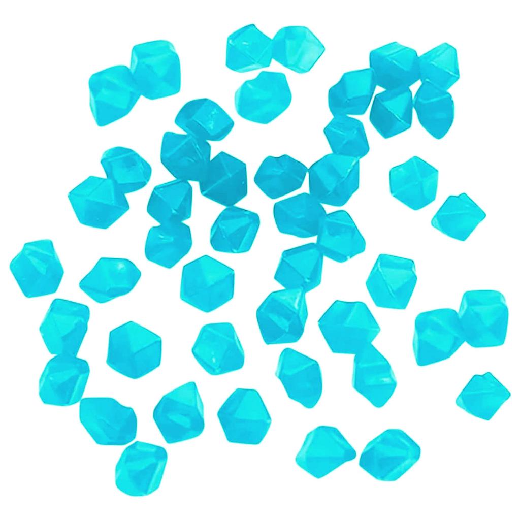 Luminous Diamond Shaped Pebbles for Garden Decoration Outdoor Landscape Glow Stones for Pathway Aquarium and Fish Tank Decoration