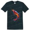 Neon Shrimp T Shirt Colorful Aquatic Animal Ocean Art Graphic Unisex Tee Gift
