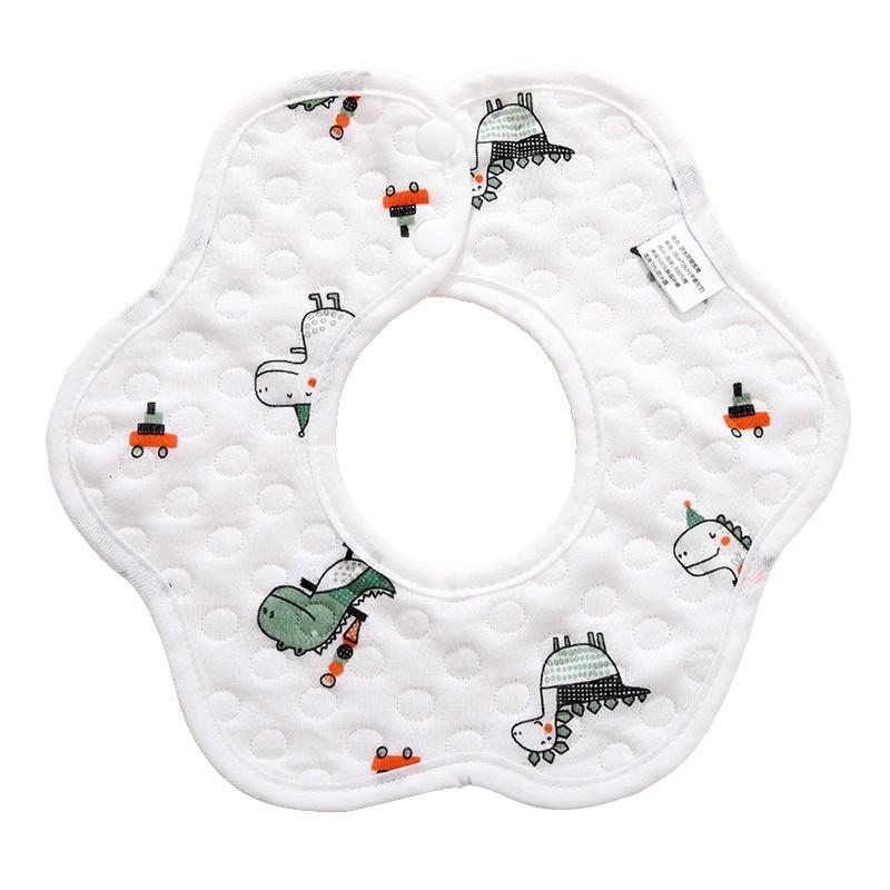 Haklappar: Sexlagers gasväv bomull, Vattentät, Blommönster för barn och spädbarn, Föräldra-nödvändigheter