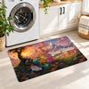 Adventure Time cartoon Custom Text Flannel Floor Rug Soft Kitchen Mat Personalized Non Slip Carpet
